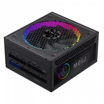 Gamemax fuente de alimentación, 80 PLUS, Gold | RGB 750G | 750 W