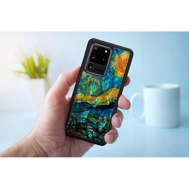 Funda protectora iKins para Samsung Galaxy S20 Ultra – Noche estrellada negro