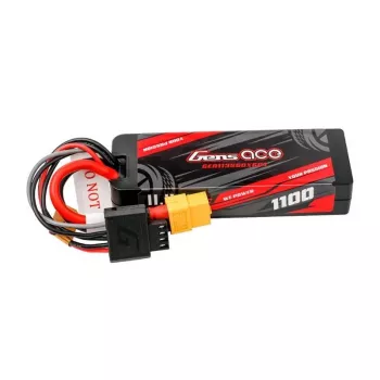 Batería Lipo Gens ace G-Tech 1100mAh 11.1V 3S1P 60C GRP-76 Hardcase con conector XT60