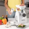 Picadora de carne Zelmer ZMM9801B 2200 W acero inoxidable, blanco