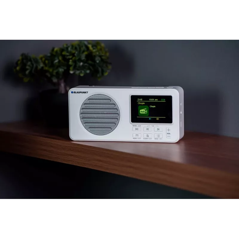 Radio portátil Blaupunkt DR6WH blanca