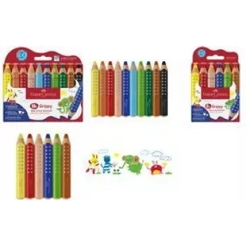 Lápiz de color Faber-Castell 110624 multicolor 10 uds. niño