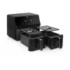 Freidora Tristar FR-9026 doble 8 L independiente 2700 W freidora de aire caliente negra