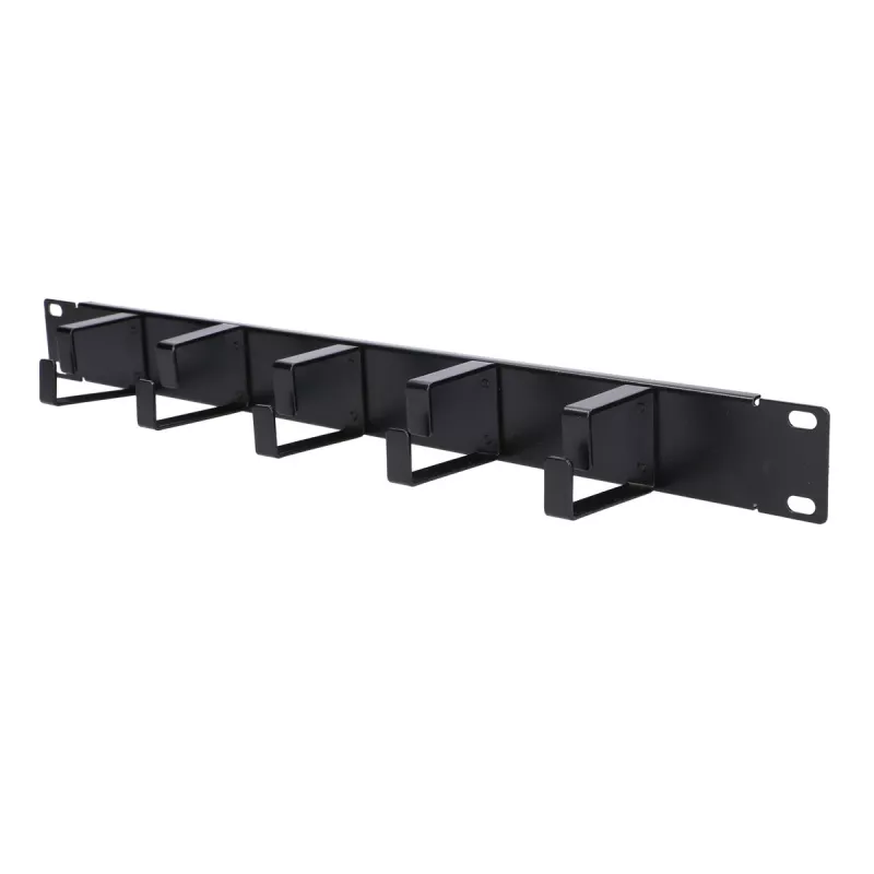 Panel de gestión de cables Extralink 6001 — Carcasa de acero, Negro