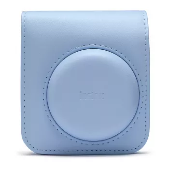 Fujifilm Instax - funda para cámara - piel sintética - azul pastel - para Instax Mini 12 (70100157188)