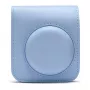 Fujifilm Instax - funda para cámara - piel sintética - azul pastel - para Instax Mini 12 (70100157188)