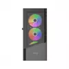 Gembird Fornax 4300 CCC-FC-4300 caja gaming ATX Midi Tower, cristal templado, ventiladores ARGB, 2x USB 3.1, 1x USB 2.0, negra