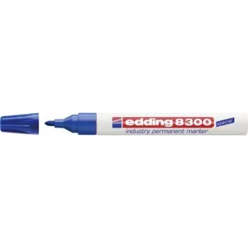Rotulador permanente Edding 8300 punta redonda azul
