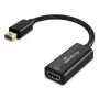 Convertidor Mini DisplayPort a HDMI MediaRange MRCS236, 10 Gbps, 20 cm, negro