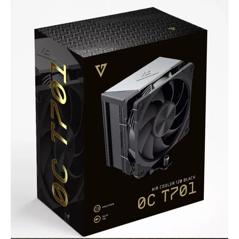 MODECOM Volcano 0C T701 disipador de CPU por aire 12 cm negro