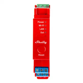 Relé de estado sólido Shelly Pro 1PM Rosa 16A 110-240V