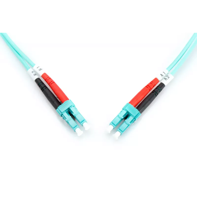 DIGITUS - Cable de red - LC multimodo (M) - LC multimodo (M) - 7,0 m - fibra óptica - 50 / 125 micrómetros - (OM3) - libre de halógenos - naranja (DK-2533-07/3)
