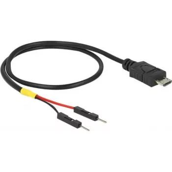 Cable USB DeLOCK 85408 Micro-USB B 0,3 m negro