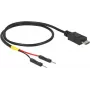 Cable USB DeLOCK 85408 Micro-USB B 0,3 m negro