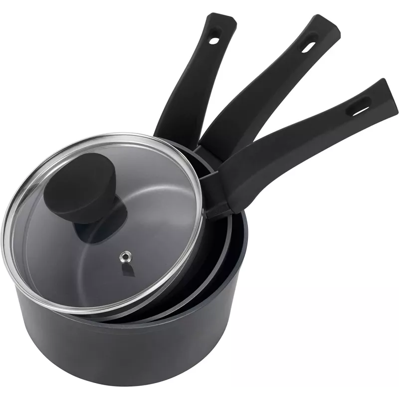 Set de ollas Russell Hobbs RH01706EU, 3 piezas, acabado perlado