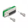 Filtro antiparasitario RF/EMI DeLOCK D-Sub 15 pines conector macho a conector hembra filtro paso bajo capacitivo