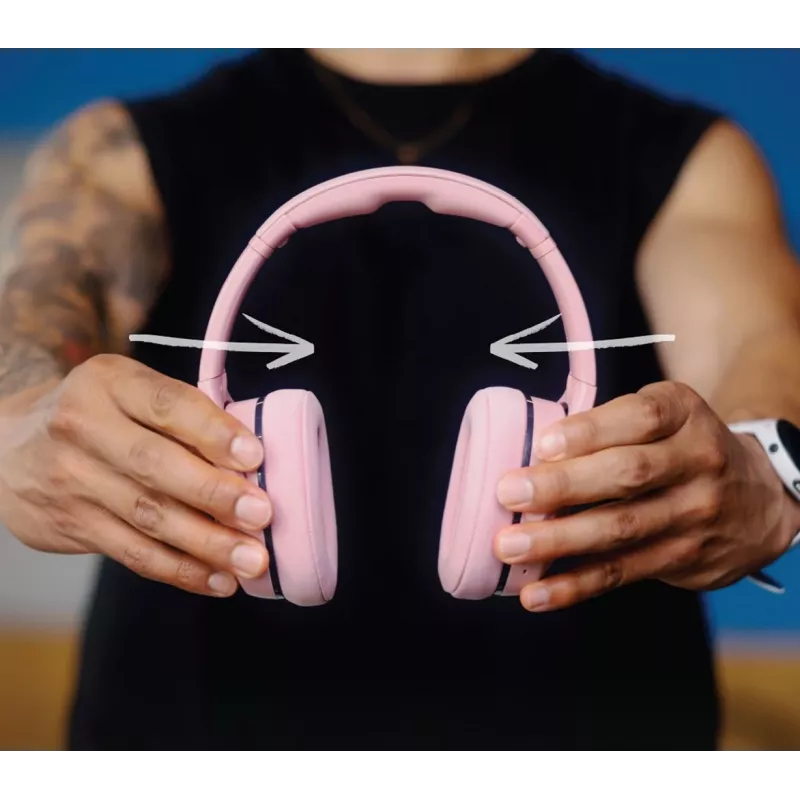Skullcandy Crusher 540 Active Over-Ear Rosa suave Auriculares