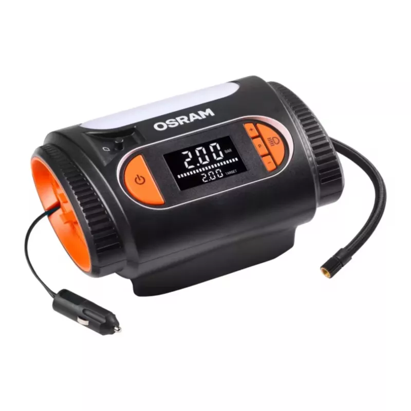 Compresor de aire Osram TyreInflate 2120 – inflador de neumáticos compacto a batería de 12V (OTI2120)