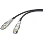 SpeaKa Professional Cable adaptador HDMI 20,00 m SP-9538580 Funda de PVC Negro [1x conector macho HDMI, conector macho HDMI D Micro – 1x conector macho HDMI, conector macho HDMI D Micro] (SP-9538580)