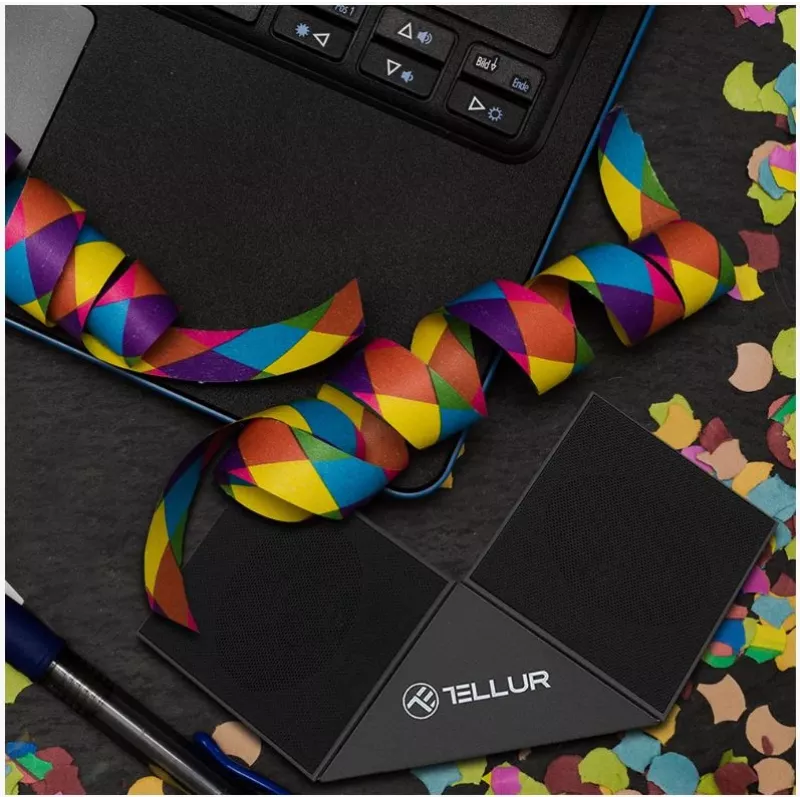 Altavoz portátil Tellur Altavoz Bluetooth Nyx Negro
