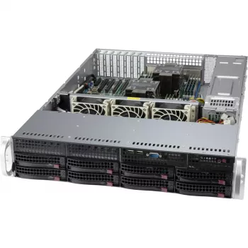 Supermicro SC825 BTQC-R1K23LPB - Montaje en rack - 2U - ATX mejorado y ampliado - SATA/SAS - Hot-Swap 1200 W - Negro