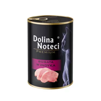 DOLINA NOTECI Premium Rico en pavo - comida húmeda para gatos - 400 g