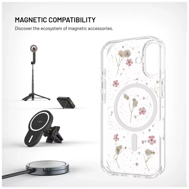 Fixed MagBloom | Tapa trasera | Apple | iPhone 17 | TPU | Blush Plum