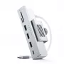 Dock para portátil / replicador de puertos Satechi ST-UCICHS USB 3.2 Gen 1 Type-C, puertos USB-A, SD/MicroSD, plata