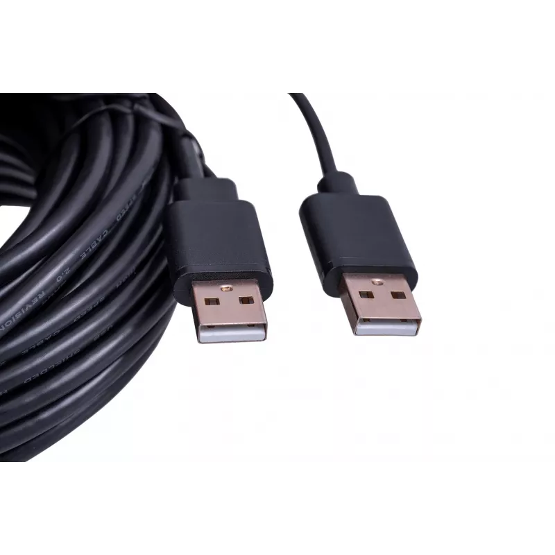 Cable USB UNITEK Y-278 USB 2.0 10 m 2 x USB A USB A negro