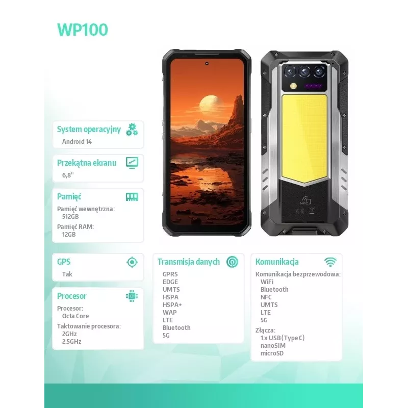 Smartphone Oukitel WP100 6,78