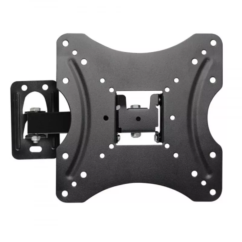 Soporte de pared para TV ESPERANZA PROTEUS para 26–70 inch (66–177,8 cm), inclinación ±15°, giro 120°, VESA 75×75–400×400, carga máx. 55 kg, negro