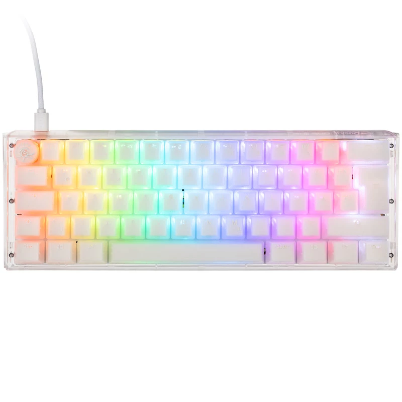 Teclado Ducky One 3 Mini Gaming USB blanco