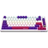 LORGAR KBP7075W, teclado gaming mecánico inalámbrico 75% Pro, blanco, distribución EN