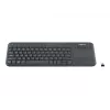 Logitech Wireless Touch Keyboard K400 Plus - teclado - inalámbrico - 2,4 GHz - Checo - negro