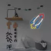Luz de neón LED MANTA SNL91MT estilo RAKETA – panel de neón LED decorativo, modelo SNL91MT