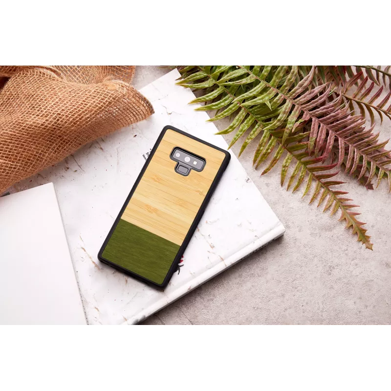 Funda para smartphone Man and Wood para Samsung Galaxy Note 9 — Bambuswald negro