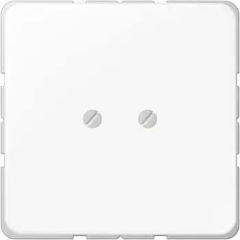 Tapa de placa de pared JUNG CD 561 B WW, blanca duroplástico, marco simple, compatible con marcos JUNG