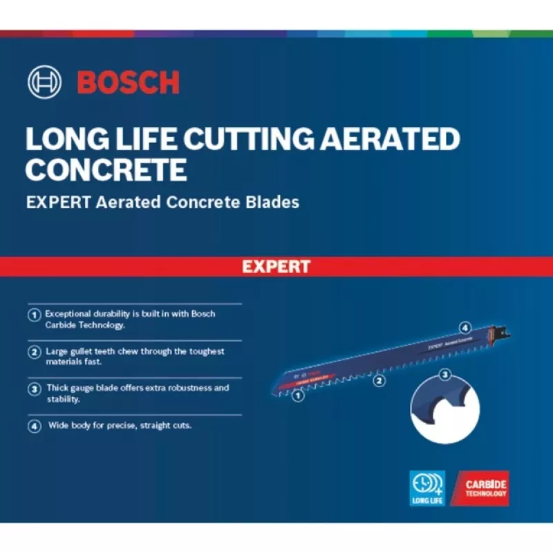 Bosch Expert 2 608 900 410 hoja de sierra de calar/rodillo/sable carburo 1 ud.