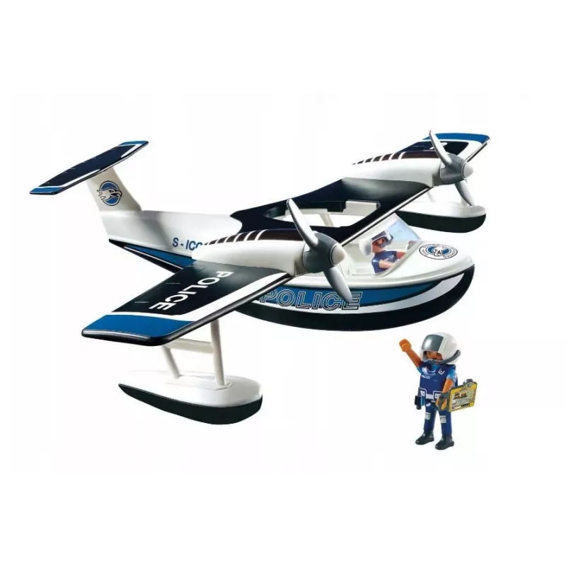 Set de figuras City Action 4445 hidroavión de policía