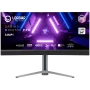 LORGAR 34MP1, Monitor gaming UWQHD MiniLED Pro, 34'' (3440*1440) Monitor curvo VA, negro/gris lechoso