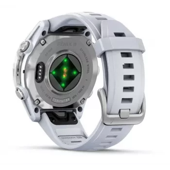 Garmin Fenix 8 3,3 cm (1,3) AMOLED 43 mm Digital 416 x 416 píxeles Pantalla táctil Plata Wi-Fi GPS (satélite)