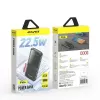 Batería externa Awei P10K 10000 mAh 22,5W negro/negro (10000mAh, 22W, 22,50Wh), batería externa, negro