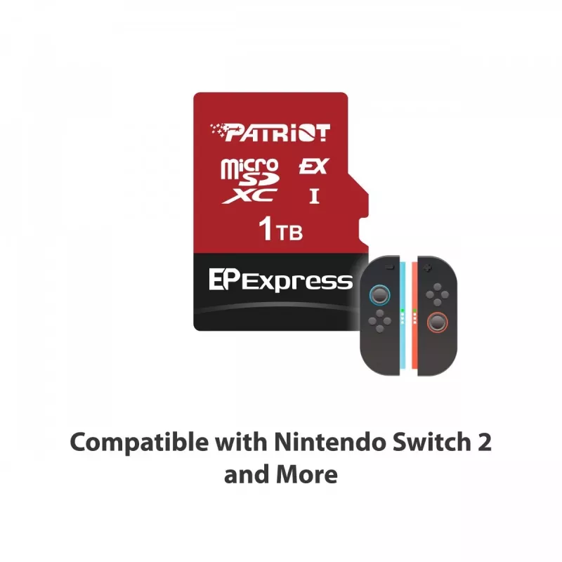 Tarjeta microSDXC Patriot 1 TB Express 800/600 MB/s PEF1TEPEXMCX