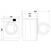Lavadora INDESIT MTWSC61294WPL 9 kg, clase de eficiencia energética C