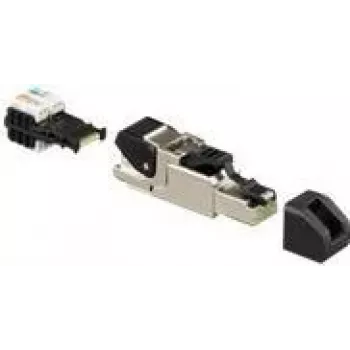 Conector de cable RJ-45 Rutenbeck 13900321 gris