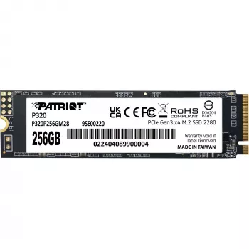 Unidad SSD Patriot P320 256 GB M.2 2280 PCIe 3.0 x4 NVMe