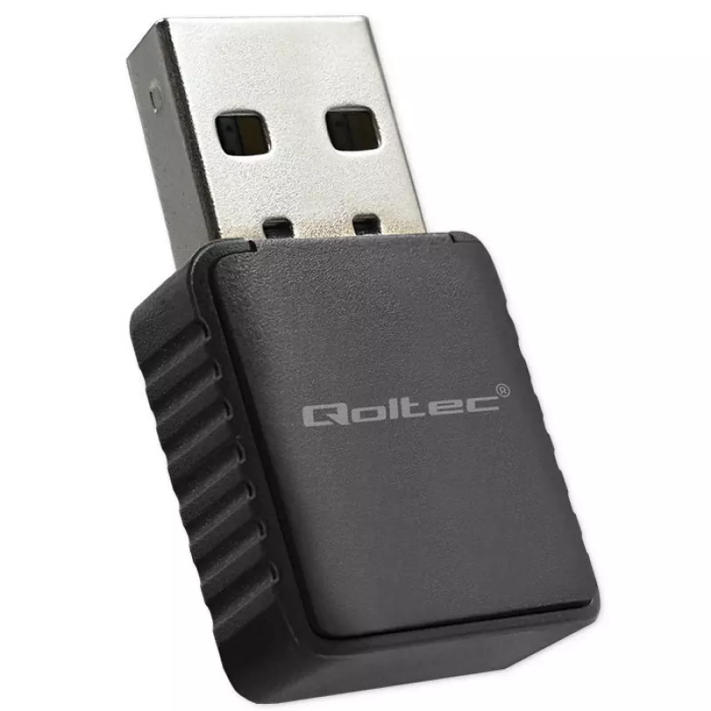 Adaptador USB inalámbrico QOLTEC 56988 Dual Band 1300Mbps USB 3.0