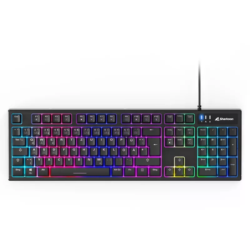 Conjunto de teclado y ratón gaming Sharkoon SKILLER SGB15 Combo DE con distribución alemana