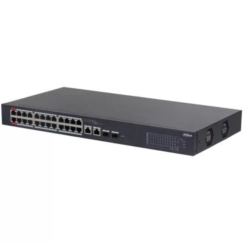 Dahua Technology DH-CS4226-24ET-240 Switch de red Gestionado L2 Gigabit Ethernet (10/100/1000) Power over Ethernet (PoE) Negro