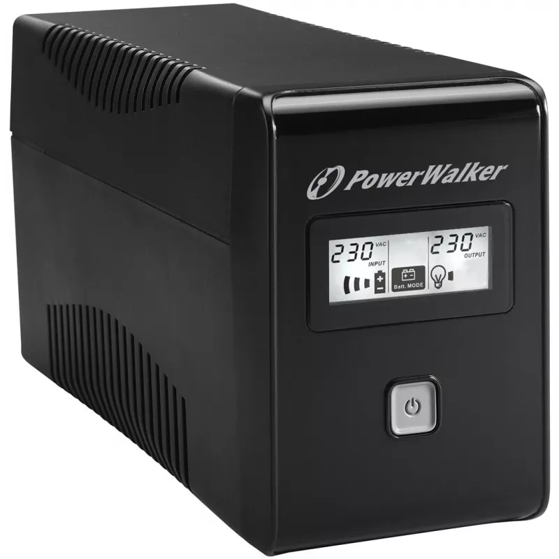 PowerWalker VI 850 LCD sistema de alimentación ininterrumpida (SAI) Line-Interactive 0,85 kVA 480 W